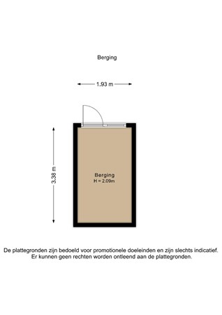 Floorplan - Amsteldiep 20, 8223 XL Lelystad